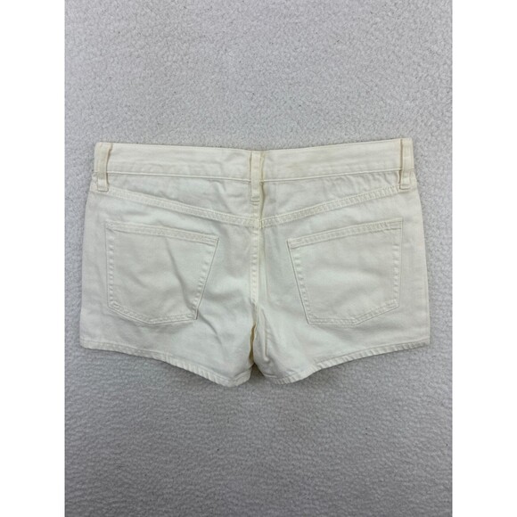 Uniqlo Denim Jean Shorts Womens 28 Lot 2 Blue White Casual Summer Stretch Cutoff - Picture 11 of 11